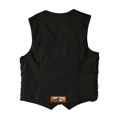 Black Solid Casual Vest