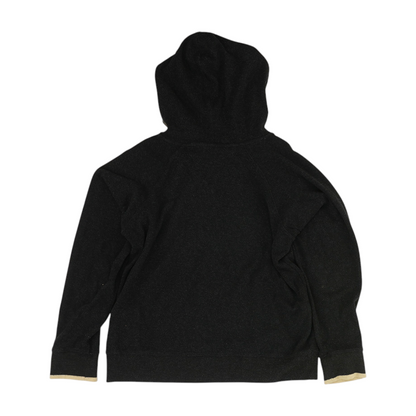 Black Solid Hoodie Pullover