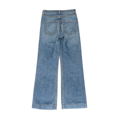 Blue Wide Leg Jeans