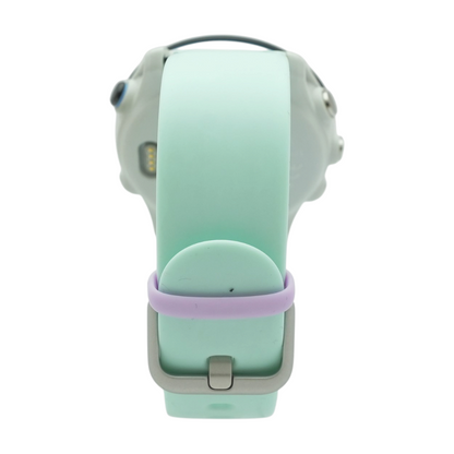 46mm Forerunner 255 Gray Smartwatch Green Band S/M