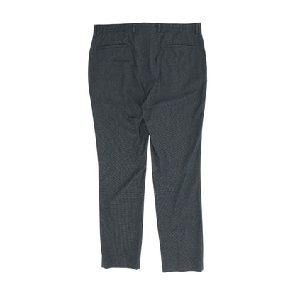 Gray Solid Dress Pants