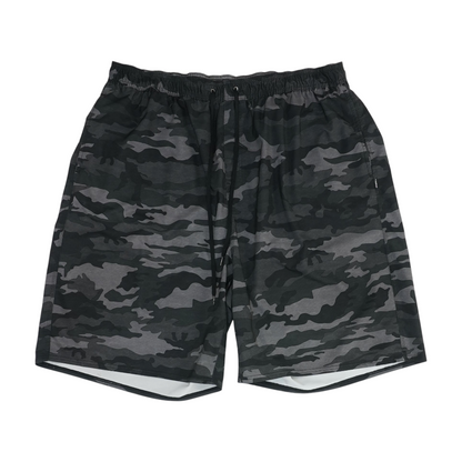 Gray Camo Swim Bottom