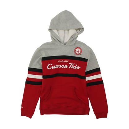 Red Alabama Crimson Tide Color Block Hoodie Pullover