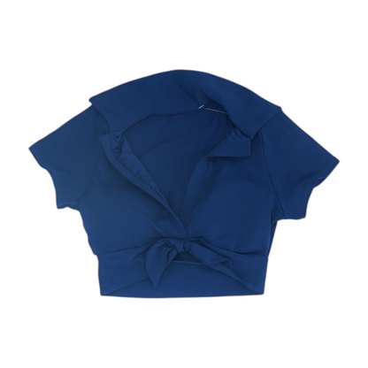 Navy Swim Top
