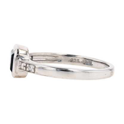 Sterling Silver London Blue Topaz Fashion Ring