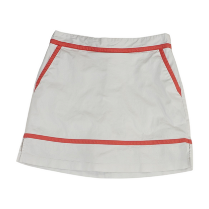 White Mini Skort