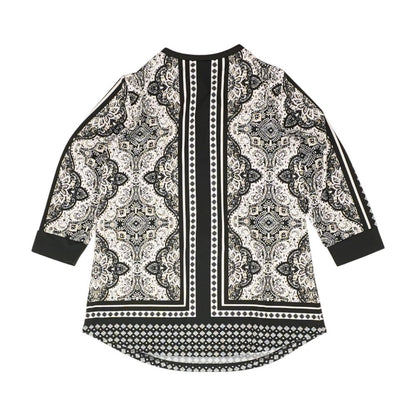 Black Misc. 3/4 Sleeve Blouse