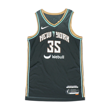 Women's Black New York Liberty Sleeveless Jersey
