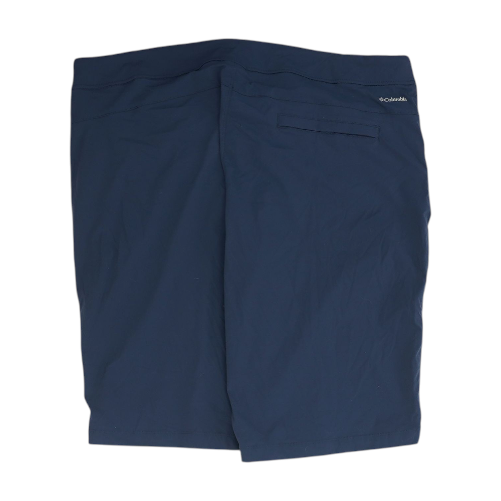 Navy Plus Size Solid Chino / Khaki Shorts