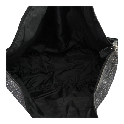 Silver Weekender Bag