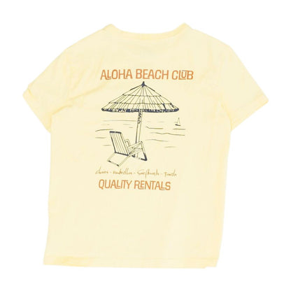 Yellow Solid Crewneck T-Shirt