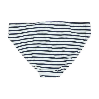 White Striped Swim Bottom