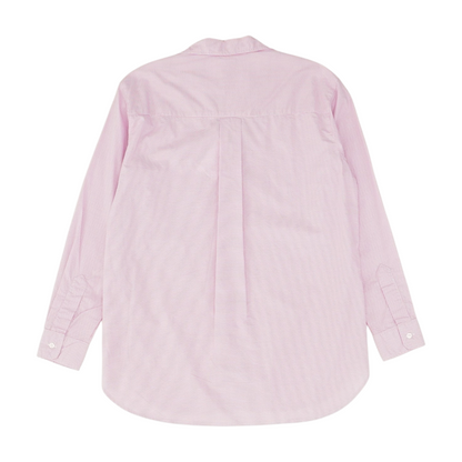Pink Check Button Down