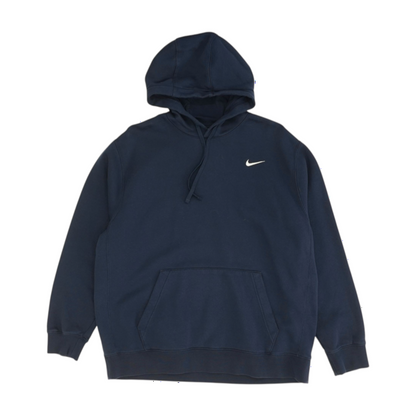 Navy Solid Hoodie Pullover