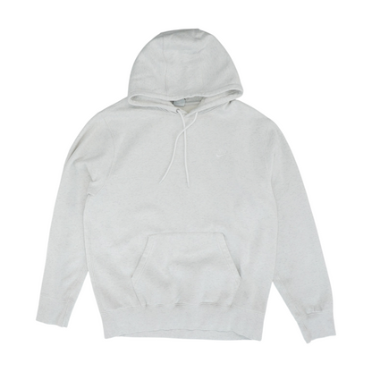 Gray Solid Hoodie Pullover