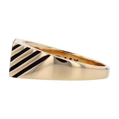 14K Yellow Gold Fashion Ring