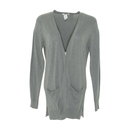 Gray Cardigan Sweater