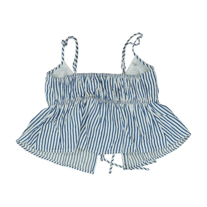 Blue Striped Tank Knit Top