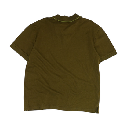 Olive Solid Short Sleeve Polo