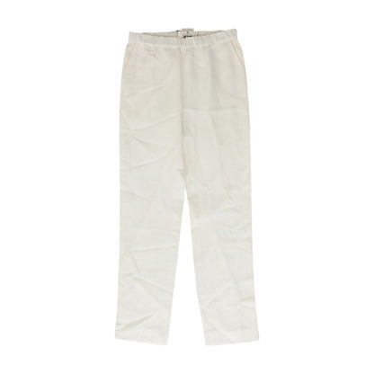 Ivory Solid Dress Pants