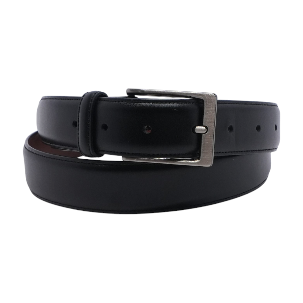 Black Faux Leather Belt