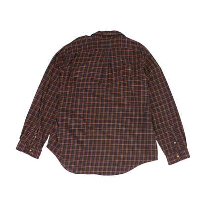 Multi Plaid Long Sleeve Button Down