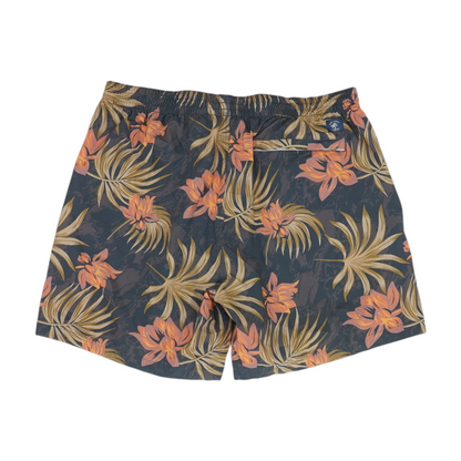 Navy Tropical Swim Bottom
