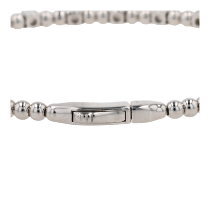 2 ctw Sterling Silver Lab Grown Diamond Bangle Bracelet