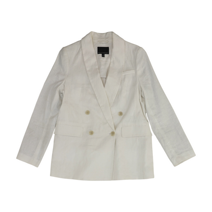 Ivory Solid Blazer