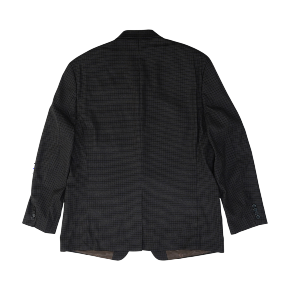 Multi Long Plaid Sport Coat