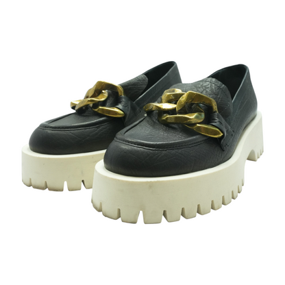 Black Slip-On Flats