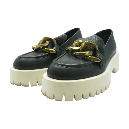 Black Slip-On Flats