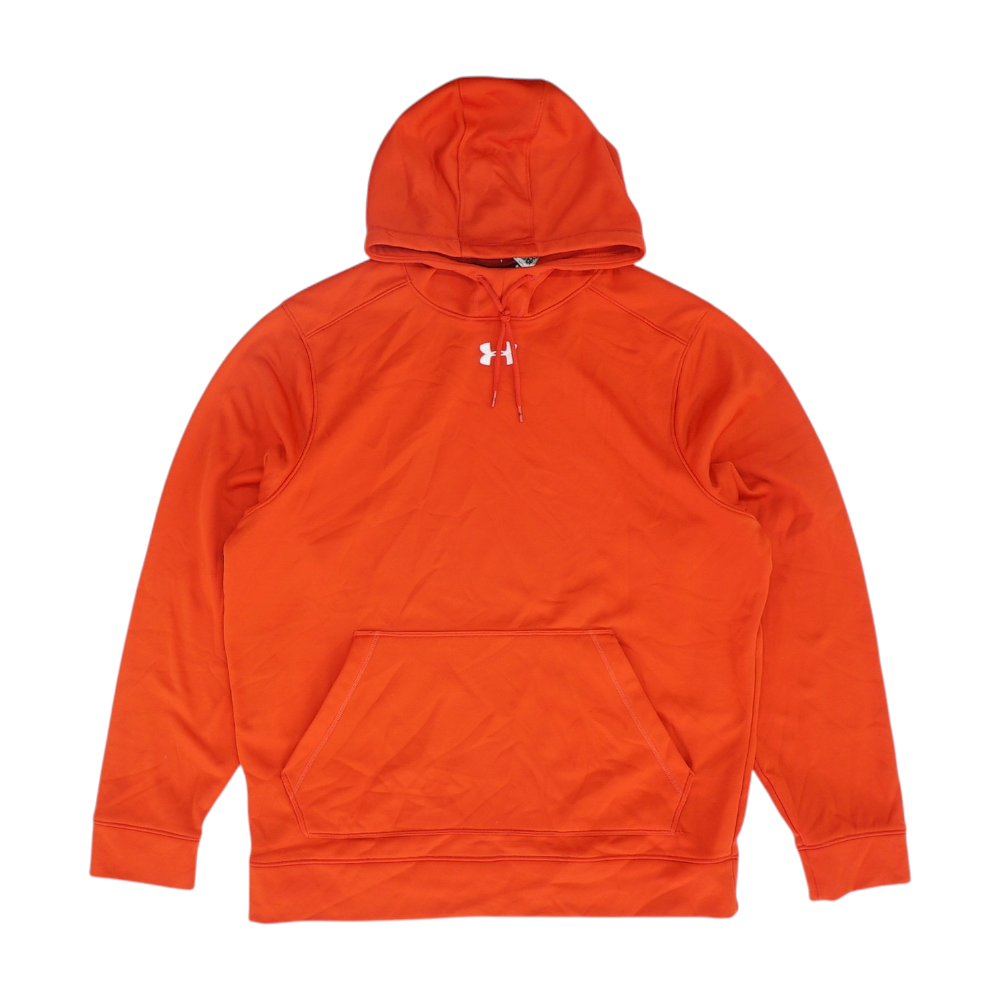 Red Solid Hoodie Pullover