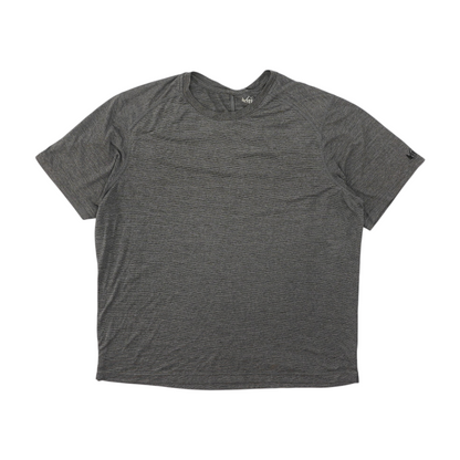 Gray Solid Active T-Shirt