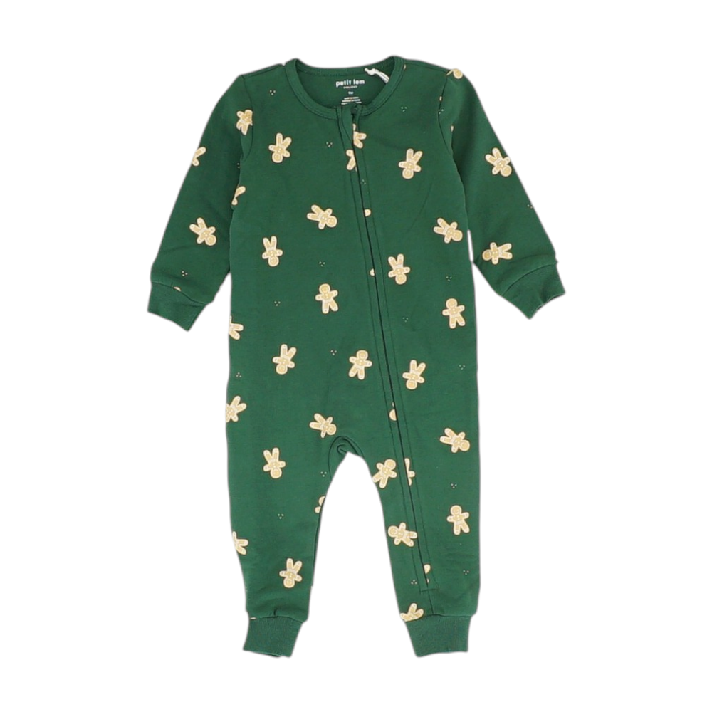 Green Graphic One-Piece