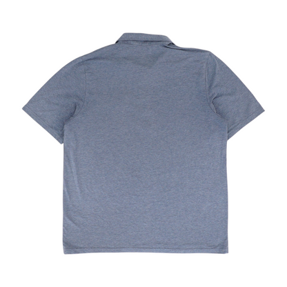 Navy Solid Short Sleeve Polo