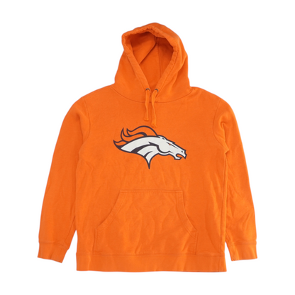 Orange Denver Broncos Solid Hoodie Pullover