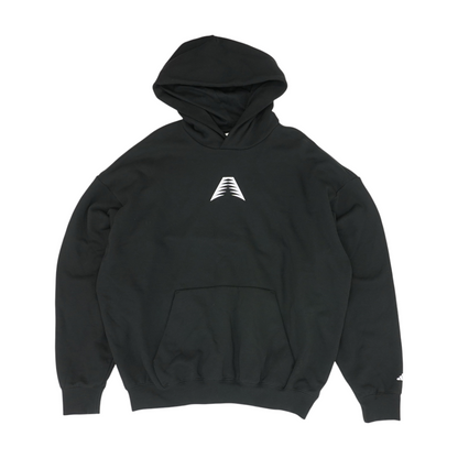 Black Graphic Hoodie Pullover