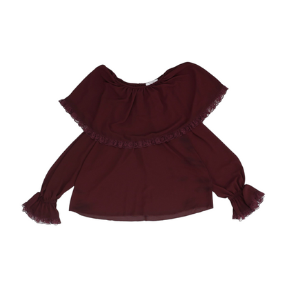 Maroon Blouse