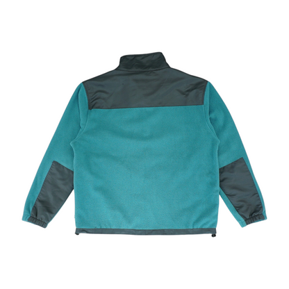 Green Color Block Jacket