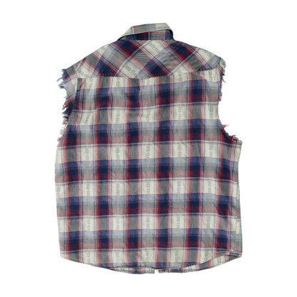 Multi Plaid Short Sleeve Button Down