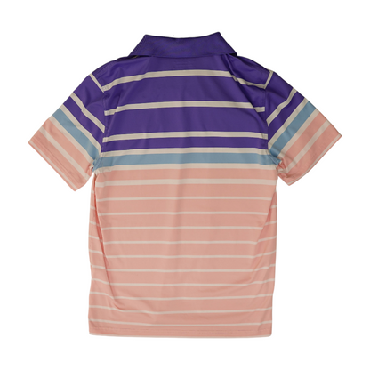 Multi Striped Short Sleeve Polo