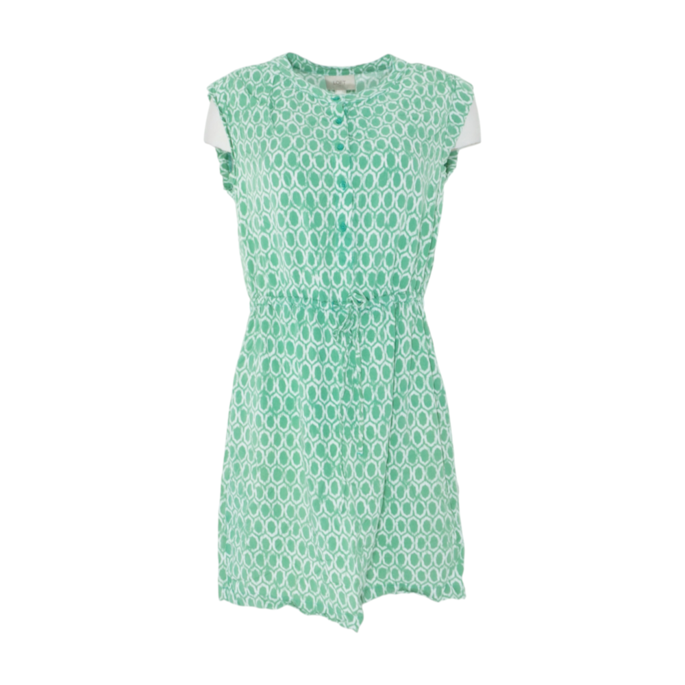 Green Polka Dot Mini Dress