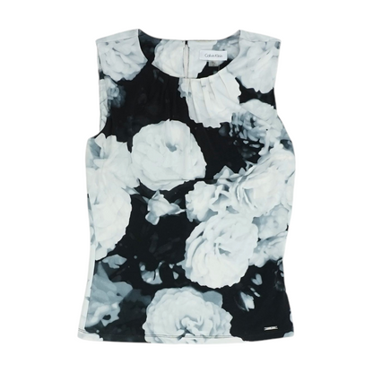 Black Floral Blouse