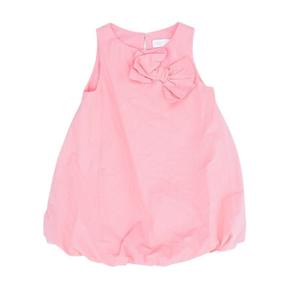 Coral Solid Dress