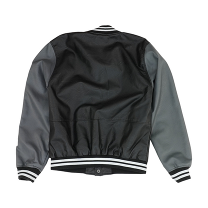 Gray Color Block Jacket