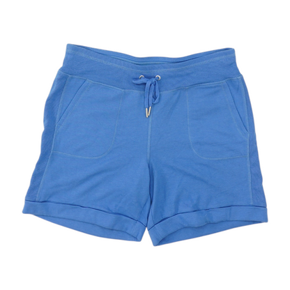Blue Solid Active Shorts