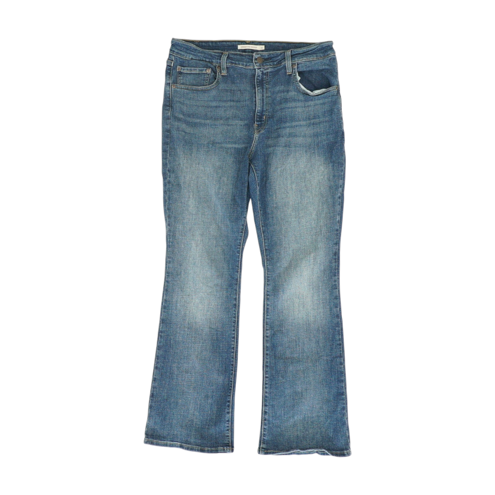 Blue Bootcut Jeans