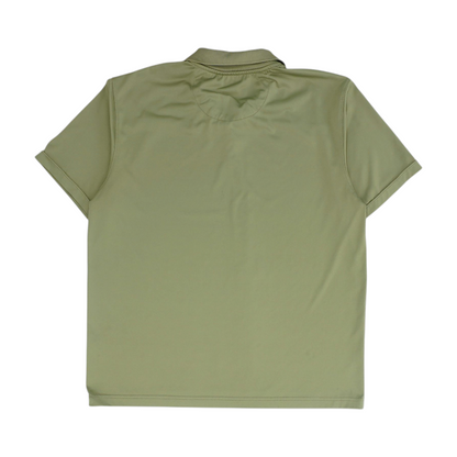 Green Solid Short Sleeve Polo