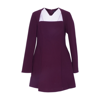 Burgundy Mini Dress